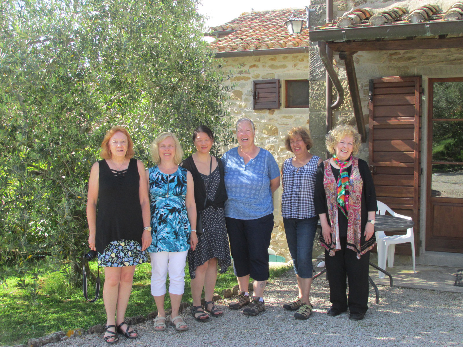 2018 group Painting in Tuscany